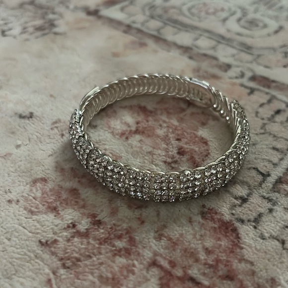 Silver Rhinestone Bracelet - Picture 1 of 1